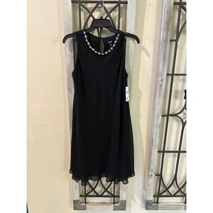NEW MSK Black Dress size 6 LBD Sleeveless Dressy Cocktail Black Tie